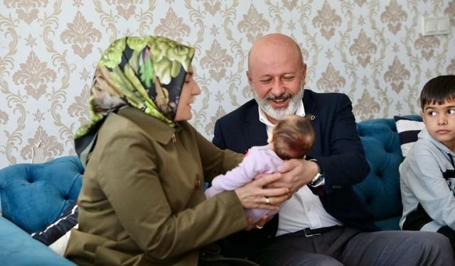 Kocasinan’da 1 yılda 3 bin 407 aileye hoş geldin bebek desteği