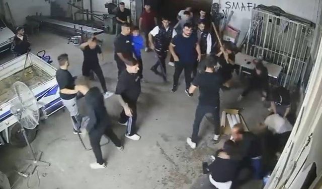 Konya’da iş yerinde sopa ve kürekli kavga! 8 gözaltı