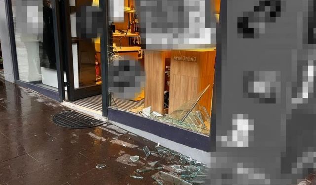 Nevşehir’de dükkanı yerle bir etti, arkasına bile bakmadan kaçtı!