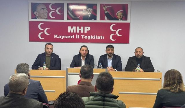 Milliyetçi Hareket Partisi Kayseri İl Başkanlığı’nda 2025 yıl sonu değerlendirme toplantısı yapıldı