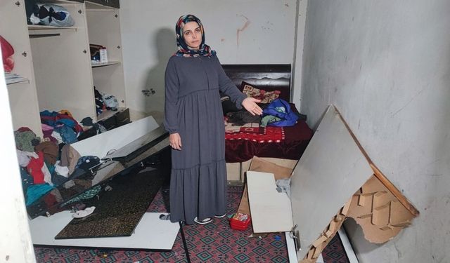 Adana'da boşanma aşamasındaki koca eşyaları parçaladı