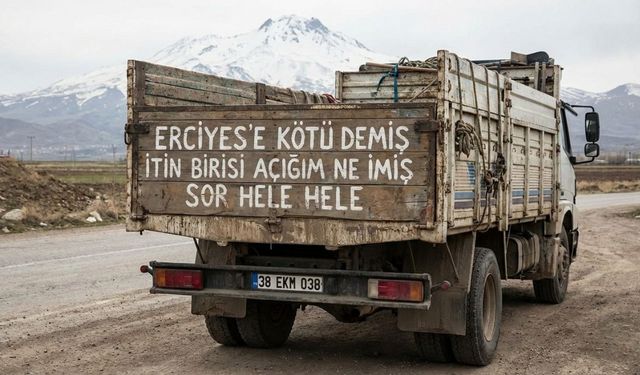 Erciyes’te teleferik arkası yazıları akımı başladı