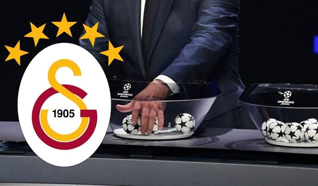 Galatasaray’ın Şampiyonlar Ligi’ndeki rakibi belli oldu