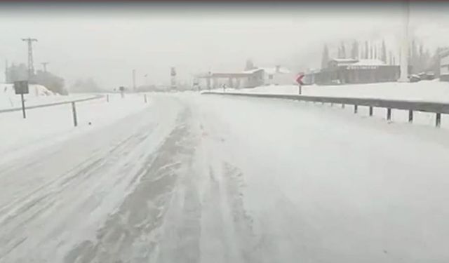 Kayseri’de yol durumu: 2 yol taşıt trafiğine kapalı