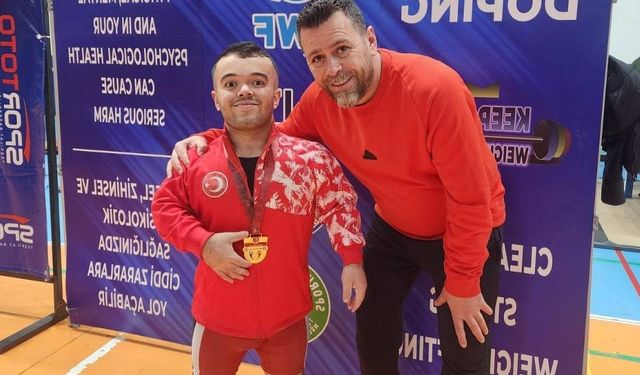 Kayserili sporcu Çağdaş Kaya Türkiye Şampiyonu oldu