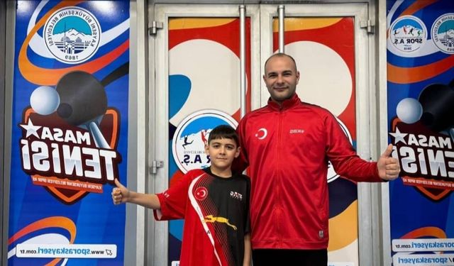 Kayserili masa tenisi sporcusu Kemal Kashoush milli takıma davet edildi