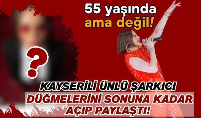 55 yaşındaki Kayserili şarkıcı düğmelerini sonuna kadar açtı! Cesur pozlarına yorum yağdı