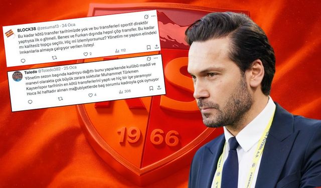 Kayserispor’da fatura Muhammed Türkmen’e kesildi! Kamuoyu ikiye bölündü