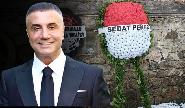 Sedat Peker Kayserili Ferdi Çatal'ın cenazesine çelenk gönderdi