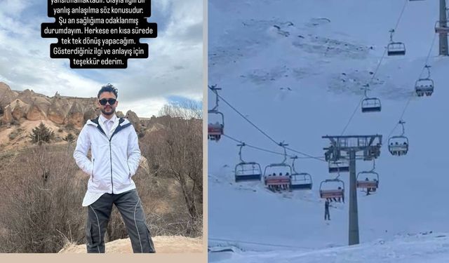 Erciyes’te Telesiyejden düşerek yaralanan genç konuştu: Paylaşımlar gerçeği yansıtmıyor
