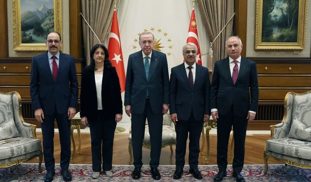 Cumhurbaşkanı Erdoğan DEM Parti heyetini kabul etti