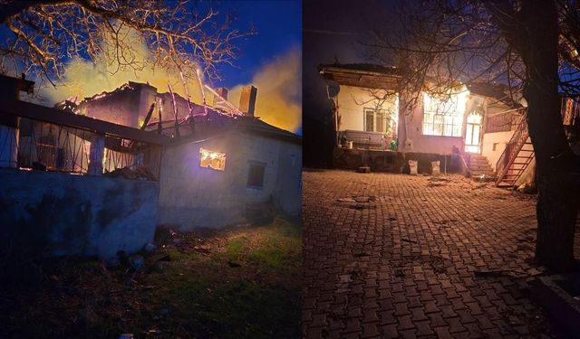 Felahiye’de yangın! Müstakil ev alevlere teslim oldu