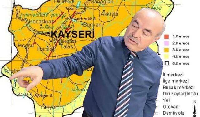 Google'da 3. derece görünen Kayseri için Adnan Evsen’den kafa karıştıran deprem yorumu!