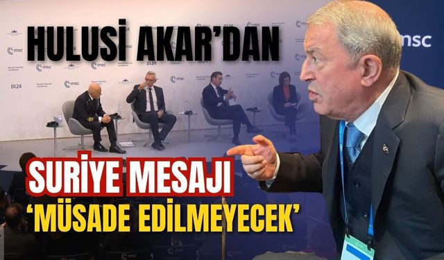Akar’dan Münih Zirvesinde dikkat çeken mesaj: F-16 ve Suriye vurgusu!