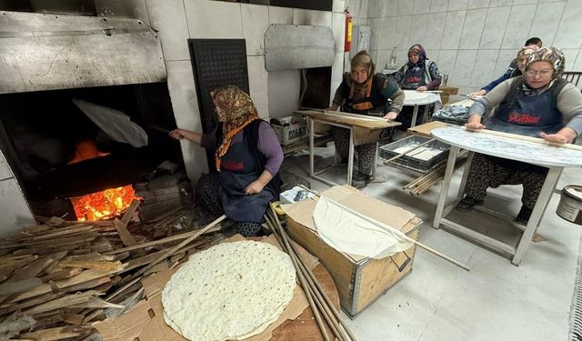 Kayseri İncesu Belediyesi yufka tesisinde aylık 25 bin üretim