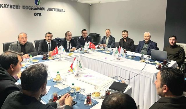 Kayseri OTB’de gece yarısı mesaisi sonrası saha incelemesi: Jeotermal Sera Projesinde kritik toplantı