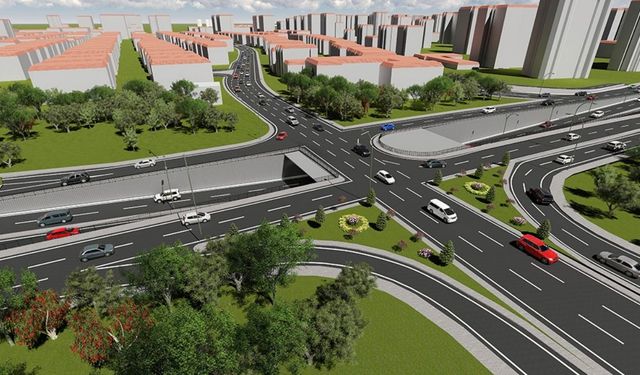 Kayseri’de 32 Milyon euroluk proje: Kartal Kavşağı’ndan 120 bin araç geçiyor