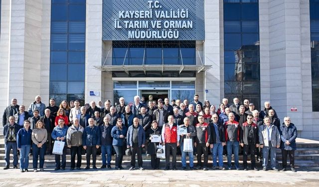 Kayseri’de üreticilere sertifika verildi