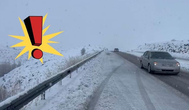 Kayseri’den yola çıkacaklar dikkat o yol kapalı!