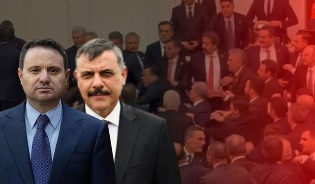 Meclis'te yeni bakanlar yemin edecekti: CHP'li vekiller kürsüyü işgal etti, kavga çıktı!