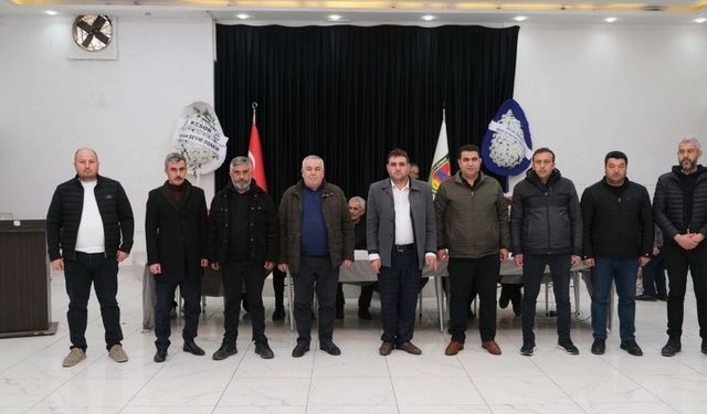 Pınarbaşı Şoförler Odası’nda Cevdet Uslu yeniden başkan seçildi