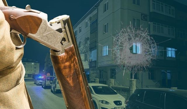 Kayseri’de pompalı tüfekle ev kurşunlandı