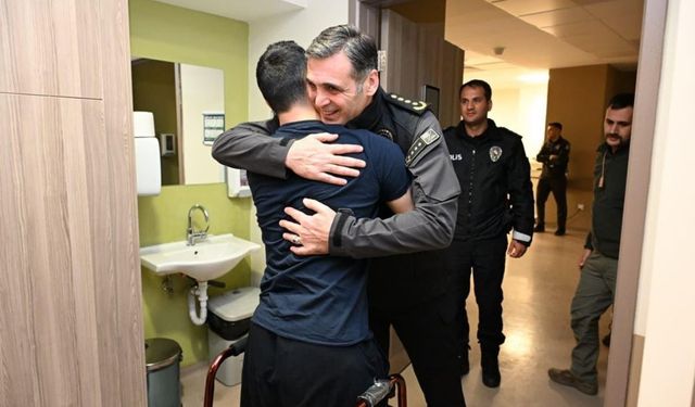 Suç örgütü operasyonunda vurulan polis Erol Bilen Kaplan taburcu oldu: Kayseri protokolünden yoğun destek