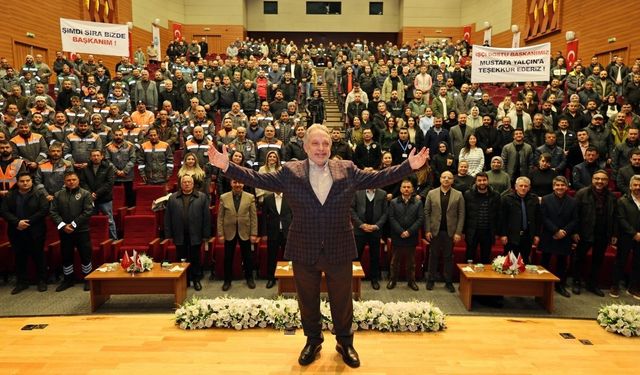 Talas’ta emek ve dayanışma buluşması: İşçilerden Başkan Yalçın’a teşekkür