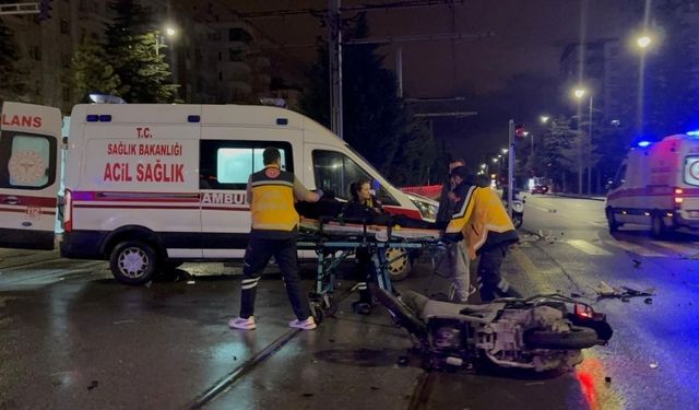 Talas'ta feci motor kazası: 1 ölü 1 ağır yaralı