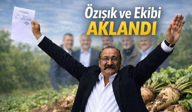 Vedat Ali Özışık ve ekibi aklandı: Kayseri şeker davasında beraat kararı kesinleşti!