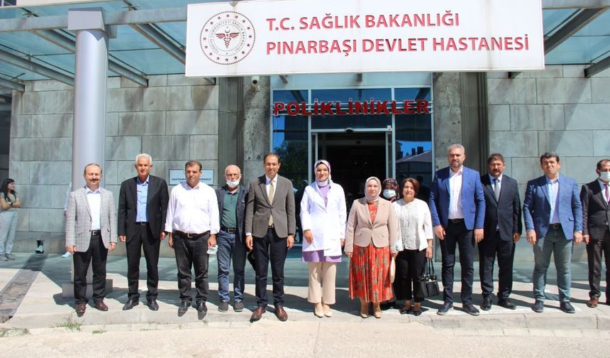 Ak Parti Milletvekili Nergis'ten Pınarbaşı Devlet Hastanesi'ne Ziyaret 