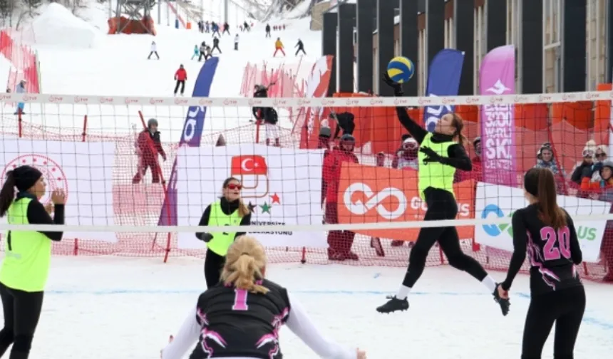 Kar Voleybolu Şampiyonları Erzurum'da Belli Oldu!