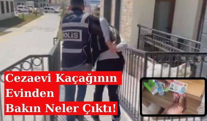 Kayseri'de Sahte Polis Kimliği Kullanan Cezaevi Kaçağı Yakalandı!