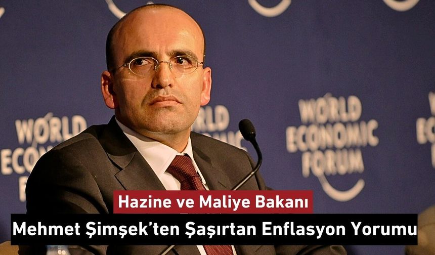 Bakan Mehmet Şimşek ‘Enflasyon Keskin Şekilde Düşecek’