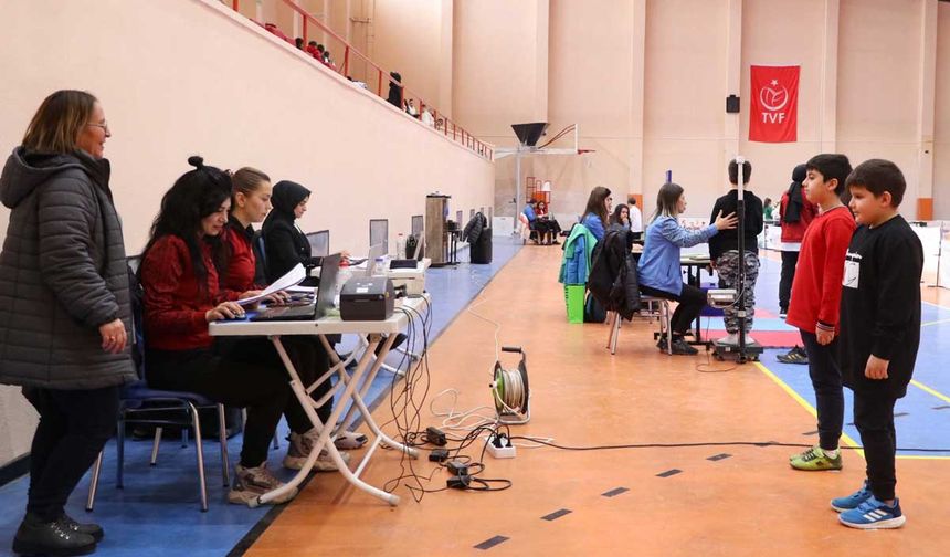 Kayseri'de yetenek tarama testi başladı!