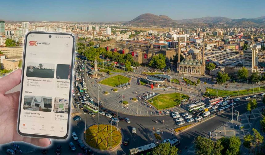 Kayserililer bu uygulamayı çok sevecek! Sportif Kayseri geliyor