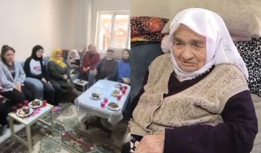 Kayseri’de 90 yaşındaki nineden duygulandıran 23 Nisan şiiri!