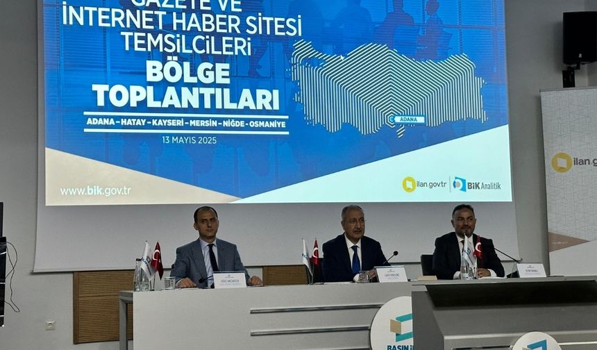 BİK Bölge Toplantısı Adana'da yapıldı: Yerel basının sorunları konuşuldu!
