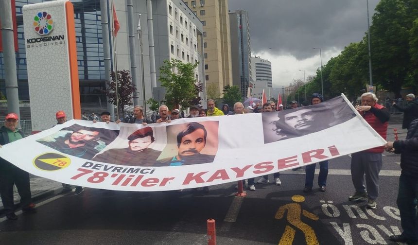 Kayseri'de binlerce insan 1 Mayıs İşçi Bayramı için bir araya geldi!