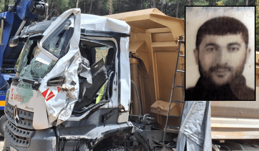 Yükünü boşalttığı kamyonun altında kalarak feci şekilde can verdi!