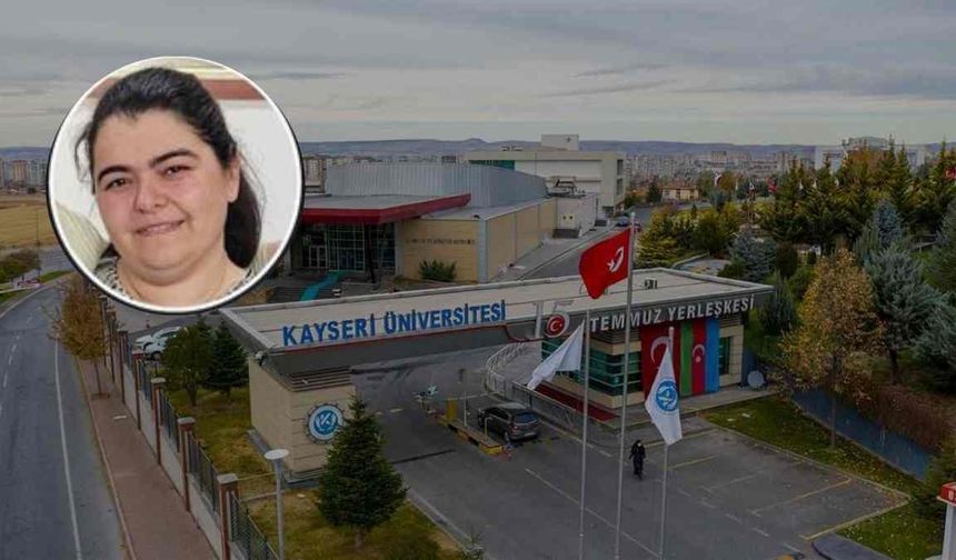 Kayseri Üniversitesini yasa boğan ölüm!