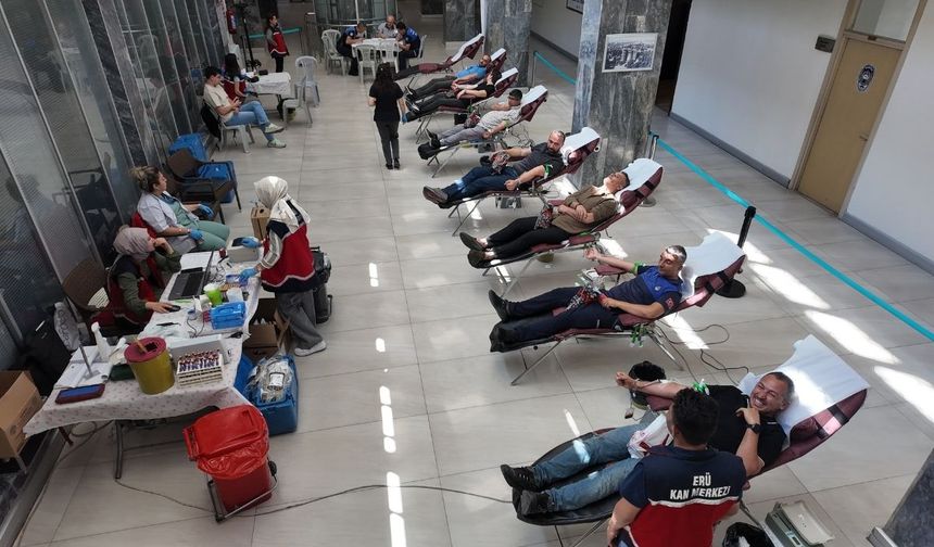 Kayseri Büyükşehir'den kan bağışına anlamlı destek
