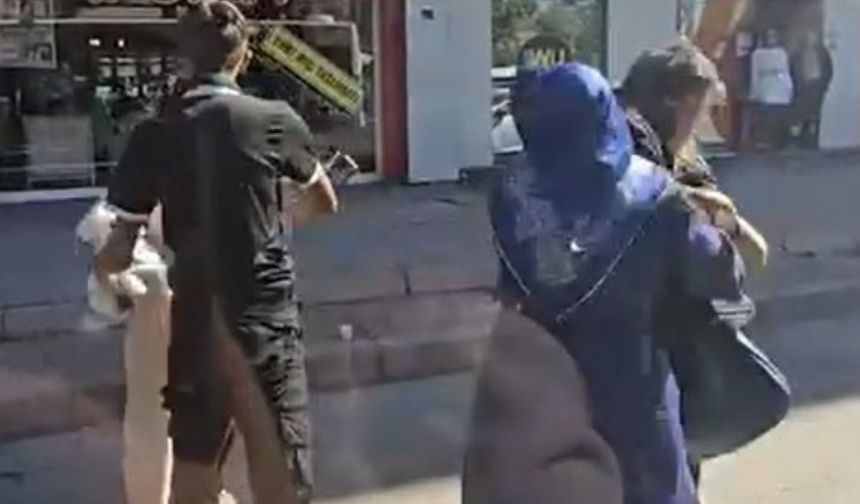 Kayseri'de halk otobüsünde kavga! Kadınlar birbirine girdi