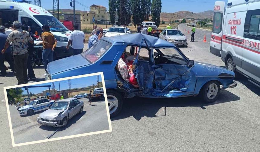 Kayseri yolunda korkutan kaza! 4 kişi yaralandı