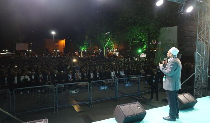 Yahyalı'da Halil Konakçı rüzgarı! Katılım yoğun oldu
