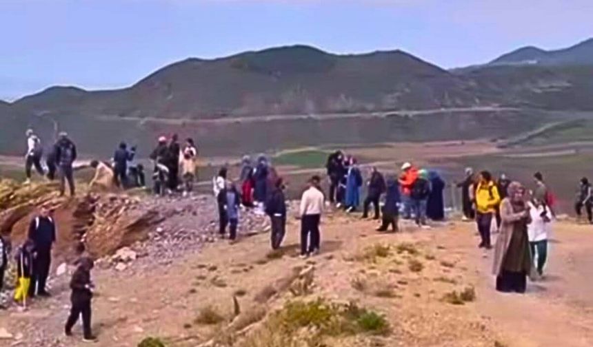 Develi’de gözler bu kalabalıkta! Onlarca kişi aynı noktada buluştu
