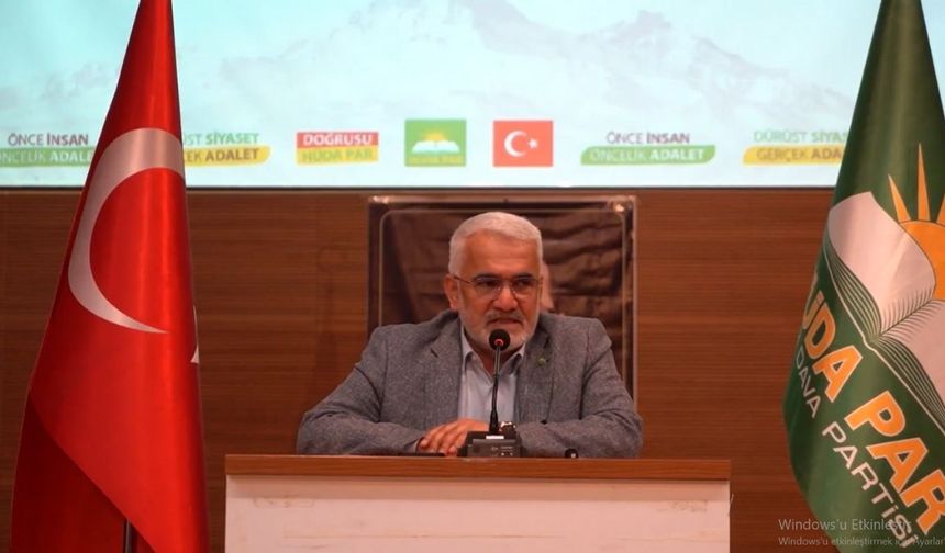 HÜDA PAR'lı başkandan Kayseri'de çarpıcı yorum: Cunta anayasası değişmeli