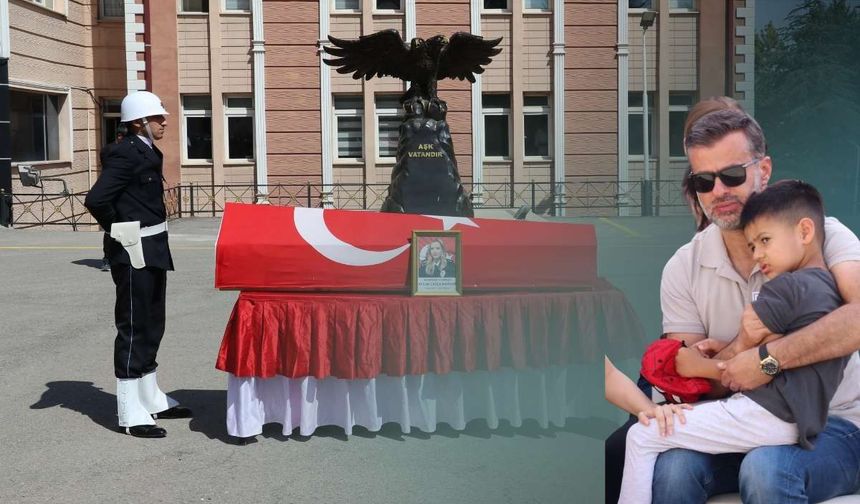Kayseri'deki kazada hayatını kaybeden başkomiser için tören yapıldı
