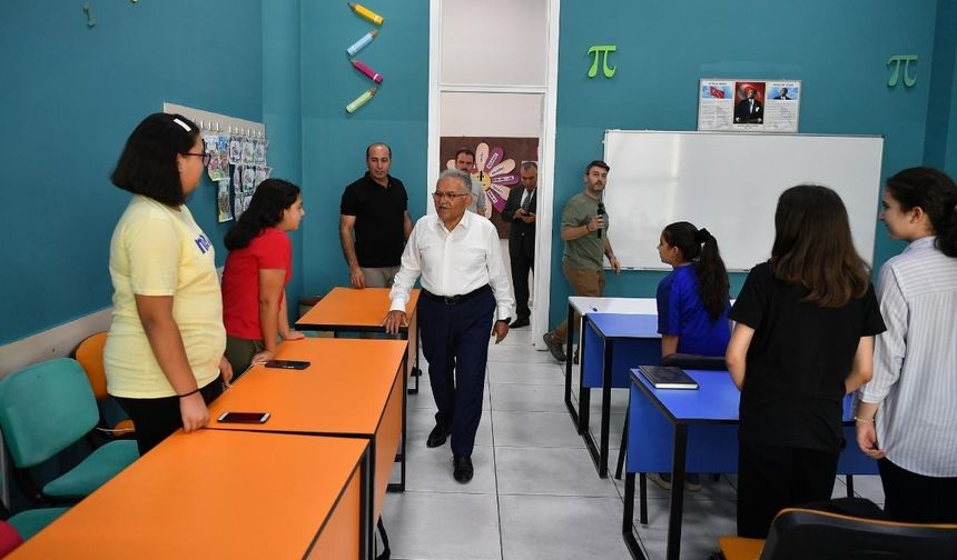 Kayseri Büyükşehir'in tesisleri öğrencilerin mekanı oldu!