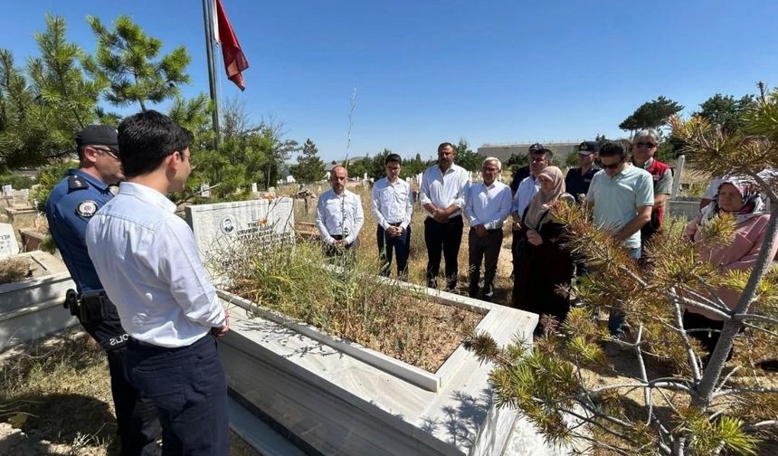 Sarıoğlanlı şehit Hacıbey Kaya 15 Temmuz'da unutulmadı!